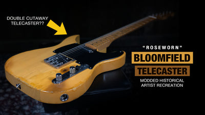 "Bloomfield" Telecaster (Roseworn) - A Historical Recreation Art Guitar!