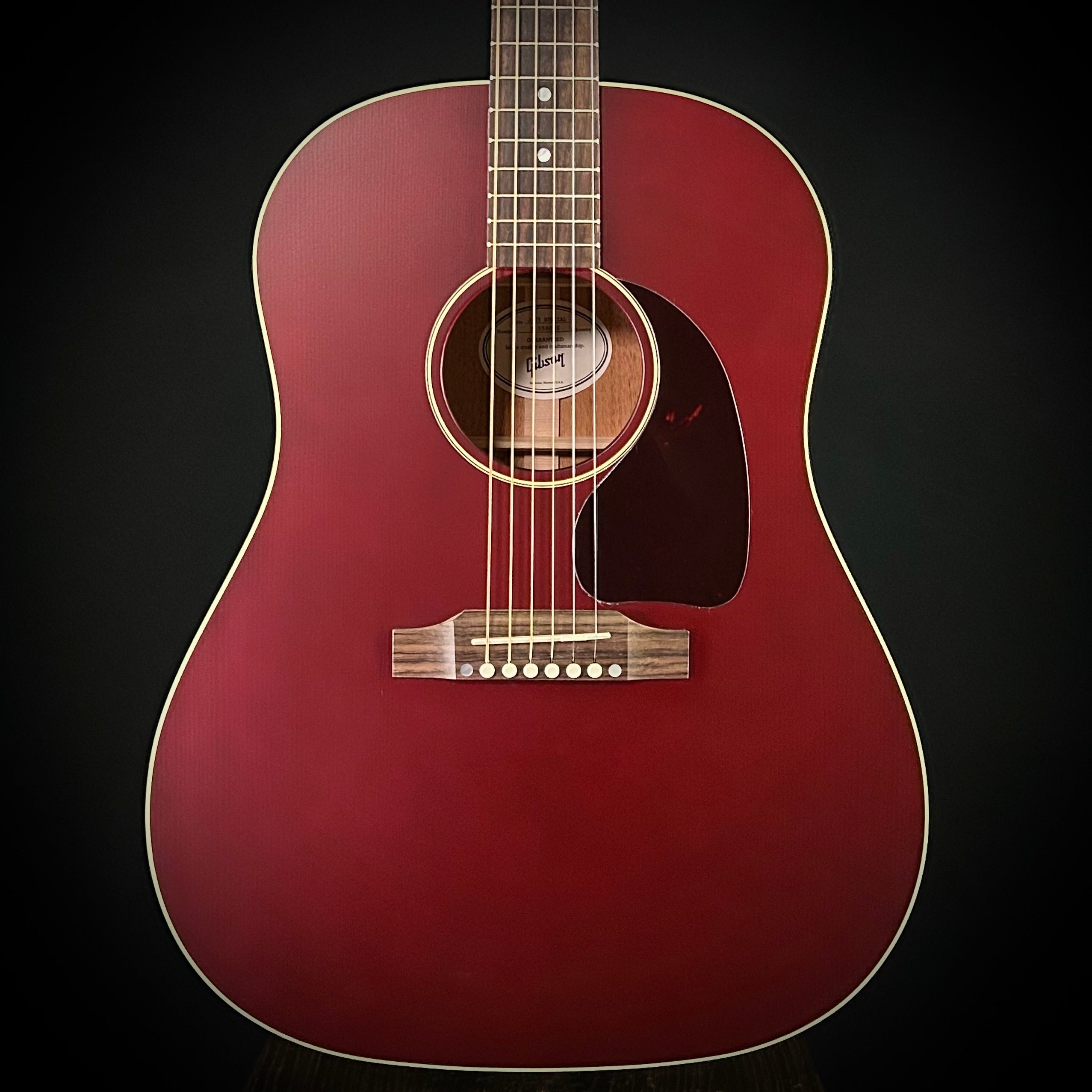 Gibson J-45 Special Satin - Wine Red – Music Villa MT