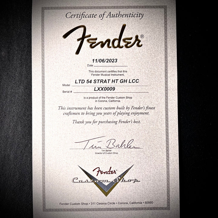 Fender Custom Shop Limited 1954 Hardtail Stratocaster Deluxe Closet Classic