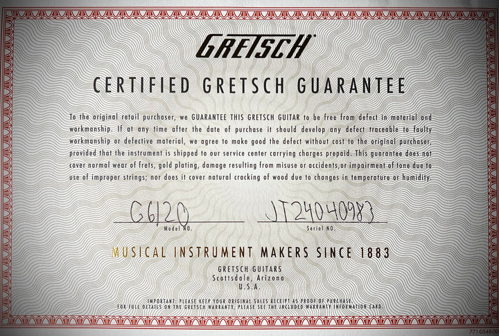 Gretsch G6120GQM-56 Limited Quilt Chet Atkins