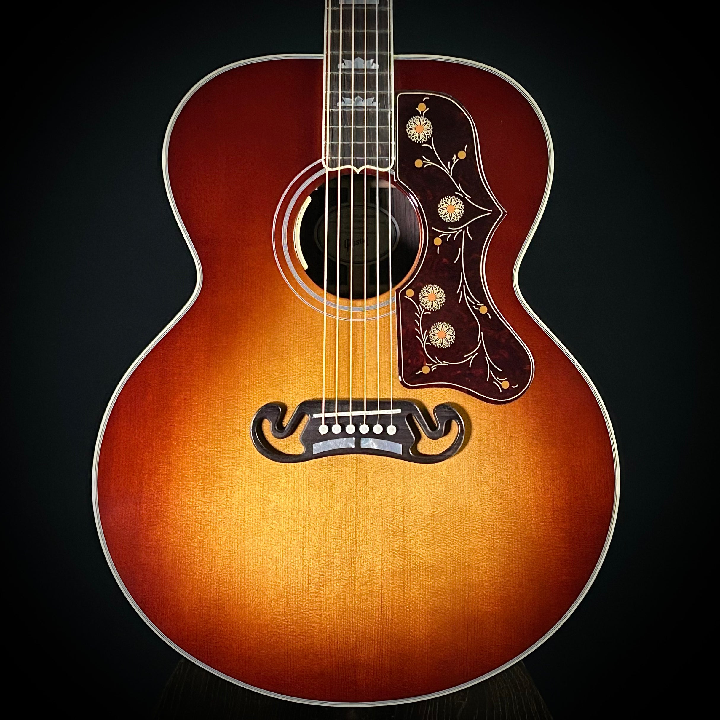 高評価のクリスマスプレゼント Gibson SJ-200 Music – Burst Rosewood - Rosewood Standard ギター