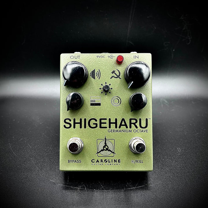 Caroline Guitar Shigeharu Germanium Octave Fuzz - Army Green LTD Run #1