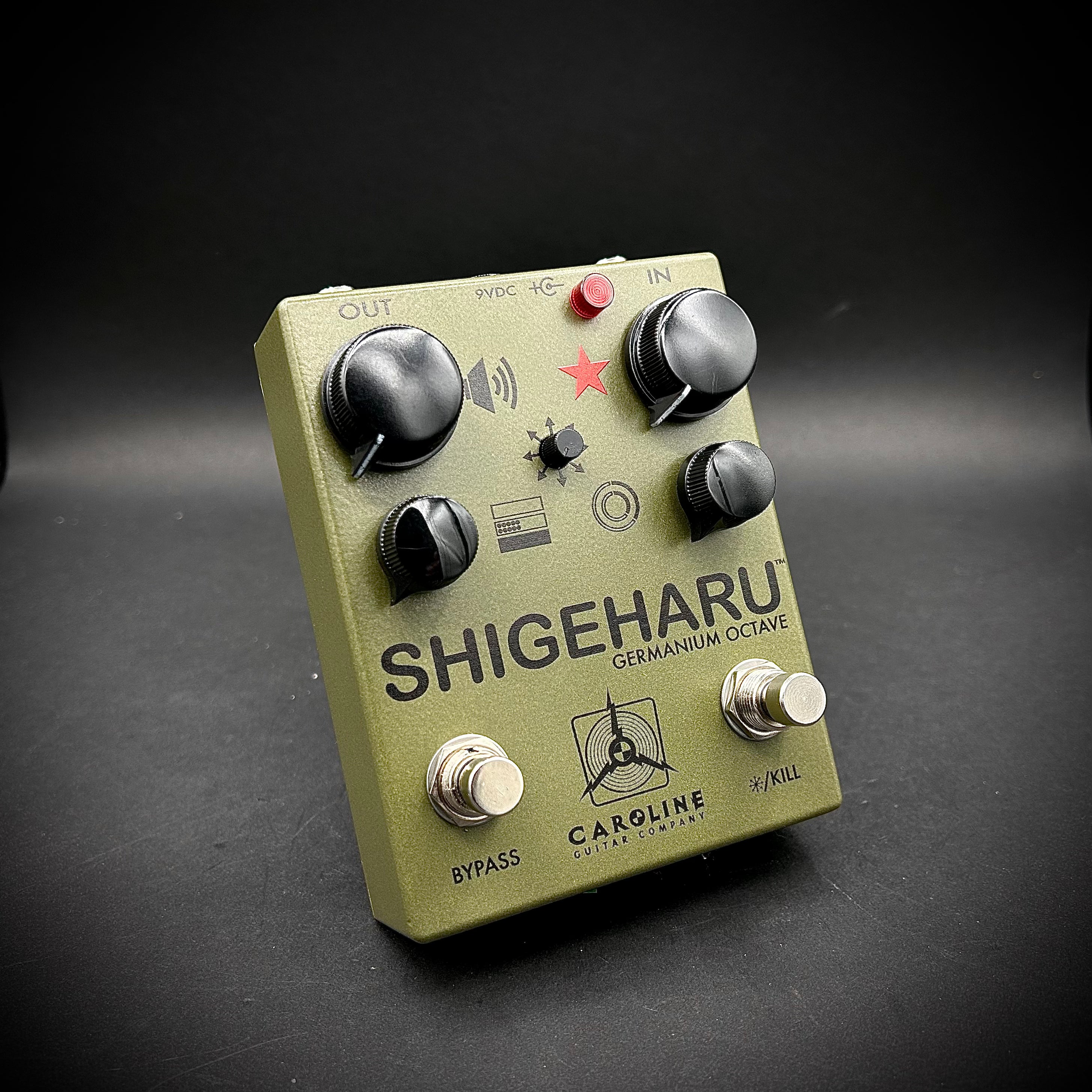 Caroline Guitar Shigeharu Germanium Octave Fuzz - Army Green LTD Caroline Guitar Shigeharu Germanium Octave Fuzz - Army Green LTD