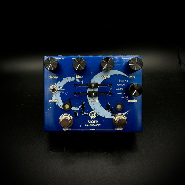 Walrus Audio Slöer Stereo Ambient Reverb - Lollipop Blue