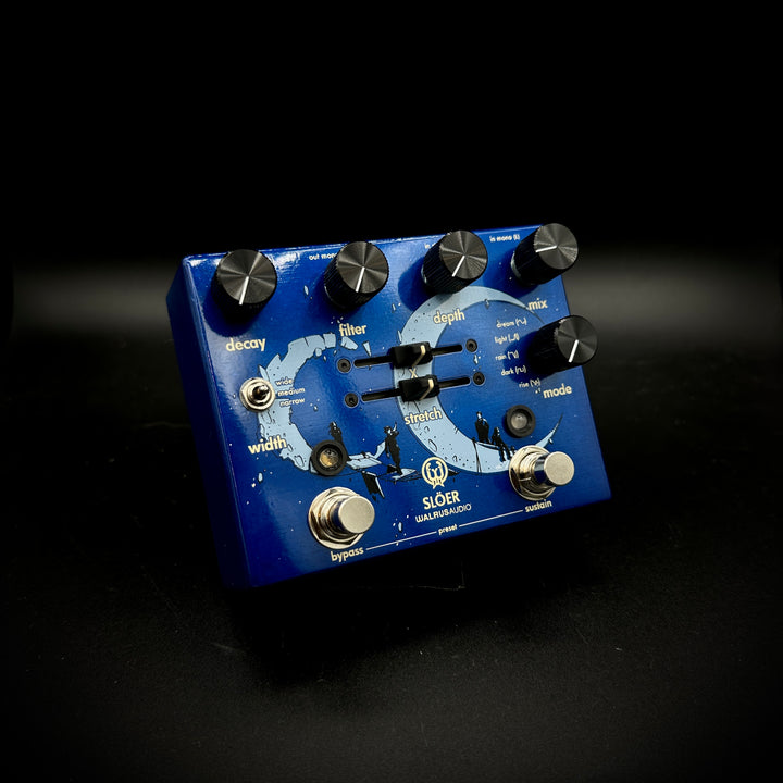 Walrus Audio Slöer Stereo Ambient Reverb - Lollipop Blue