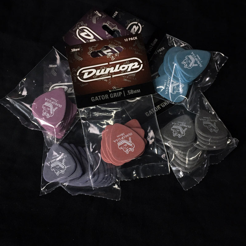 Dunlop Gator Grip Picks (.58mm-2.0mm) 12 pack – Music Villa MT