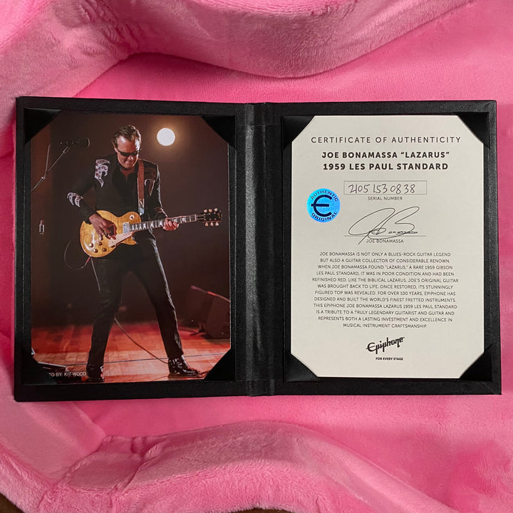Epiphone Joe Bonamassa Lazarus 1959 Les Paul Standard (0838)