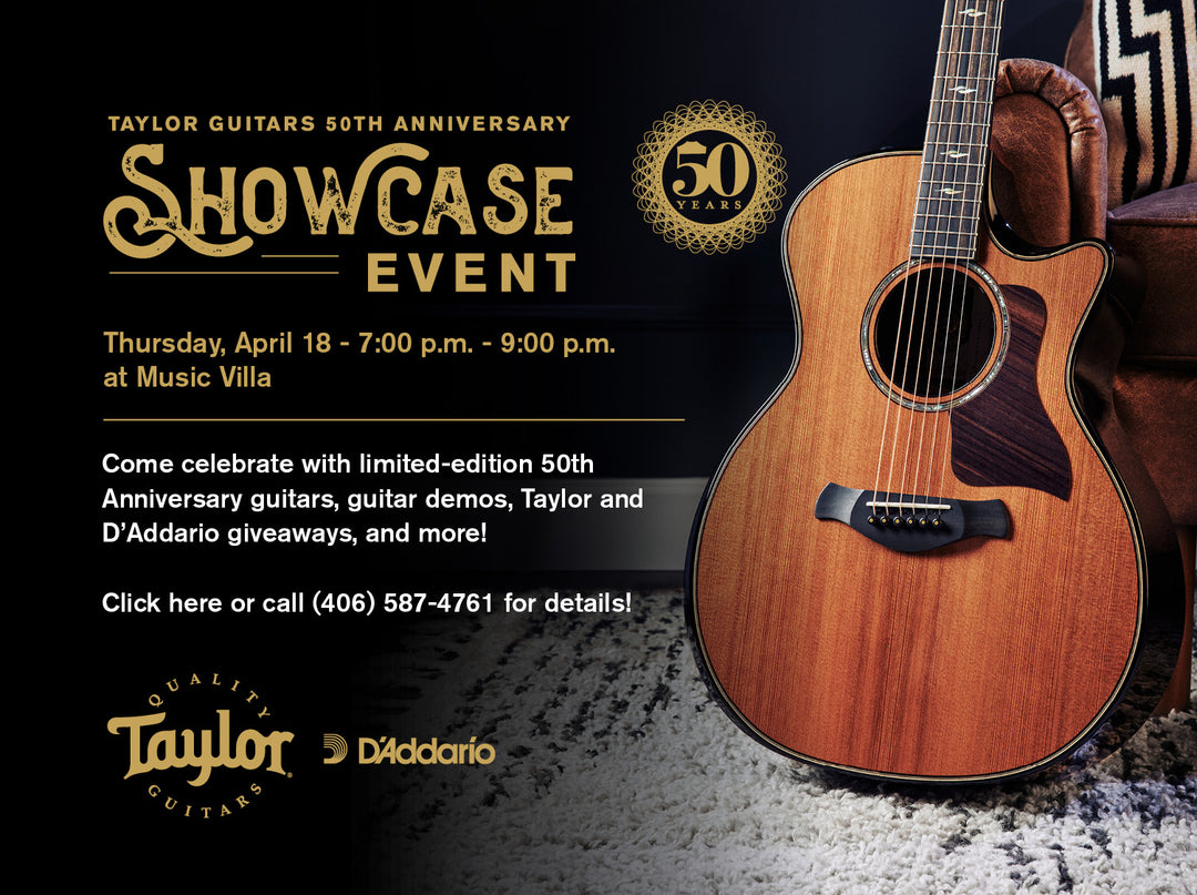 Taylor Guitar 50th Anniversary Showcase Event – April 18, 2024
