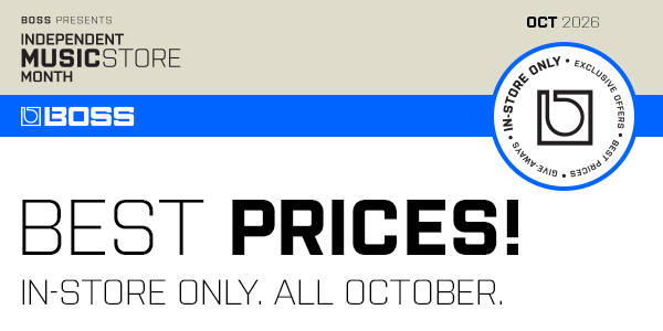 Boss/Roland Month Celebration and Giveaways for October 2026!