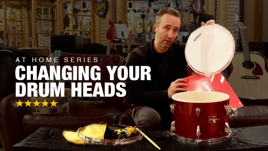 Changing Your Drum Heads at Home - At Home Series!