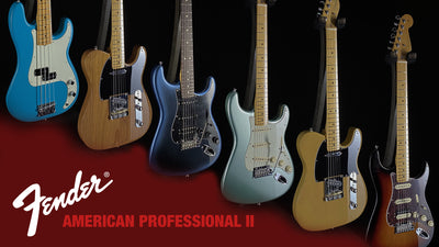 New Fender American Professional II Guitars