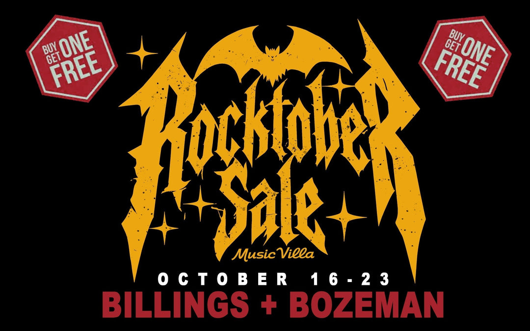 2025 ROCKTOBER Sales Event at Music Villa (Bozeman + Billings)