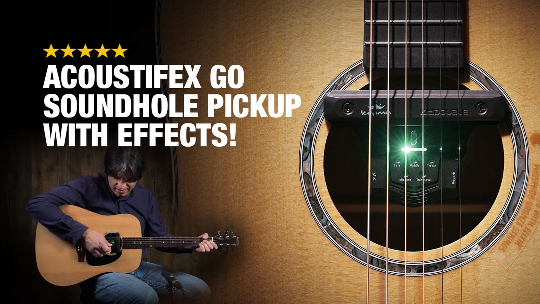 Kepma AcoustiFex GO Soundhole Pickup with Effects!