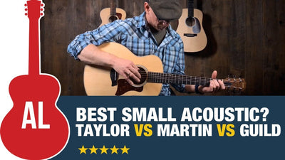 Taylor vs Martin vs Guild Small Guitar Shootout!