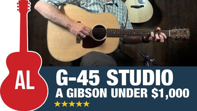 A Look at the Gibson G-45 Studio Acoustic Guitar | American Made for Under $1000!