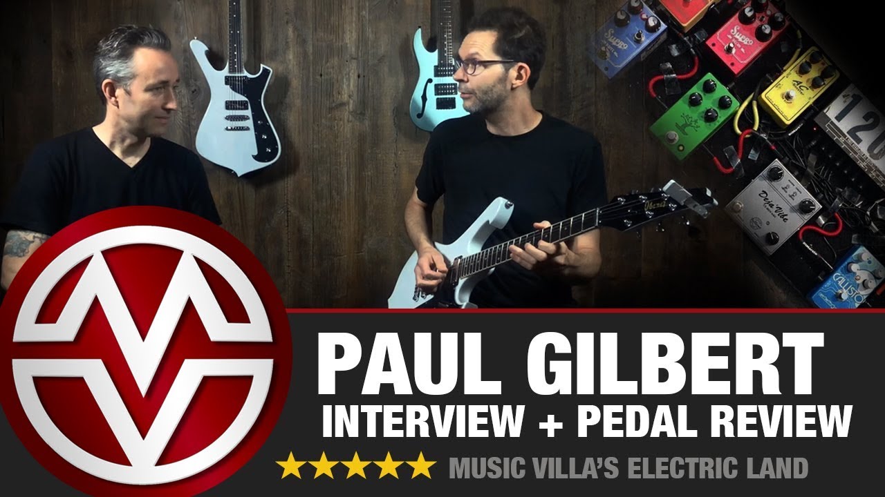 Paul Gilbert's Pedal Board - Interview & Tone Talk – Music Villa MT