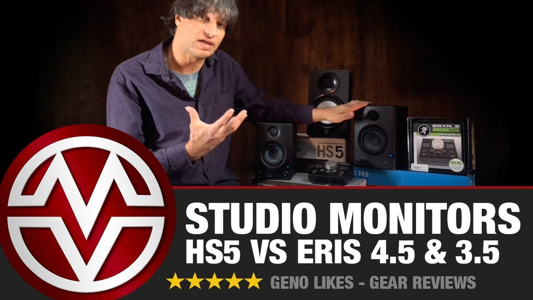 Studio Monitors at Music Villa (HS5 vs Eris 4.5 and 3.5)