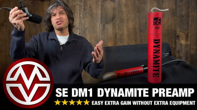 Easy gains from the Dynamite Mic Pre-amp - SE DM1