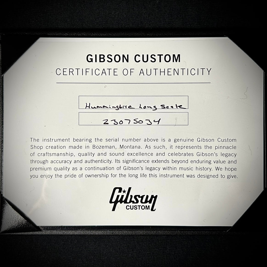 Gibson Hummingbird Maple Long Scale