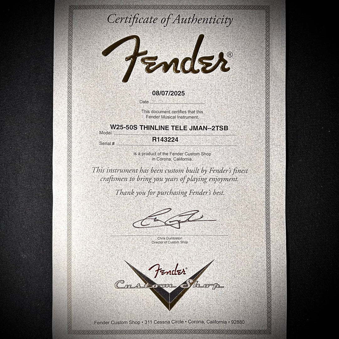 Fender 50’s Telecaster Thinline (Journeyman Relic)