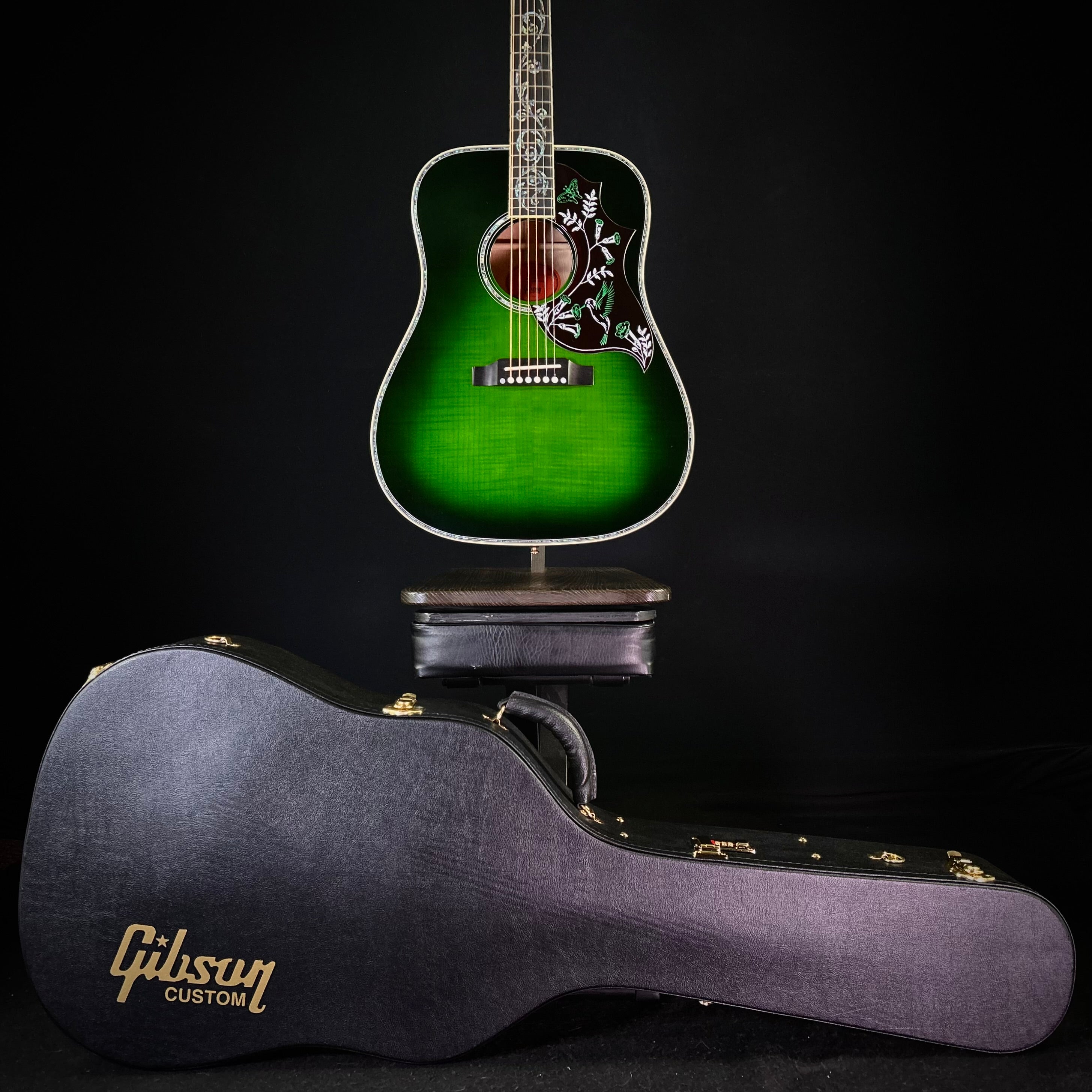 Gibson Hummingbird Ultima Exclusive - Emerald Green – Music Villa MT