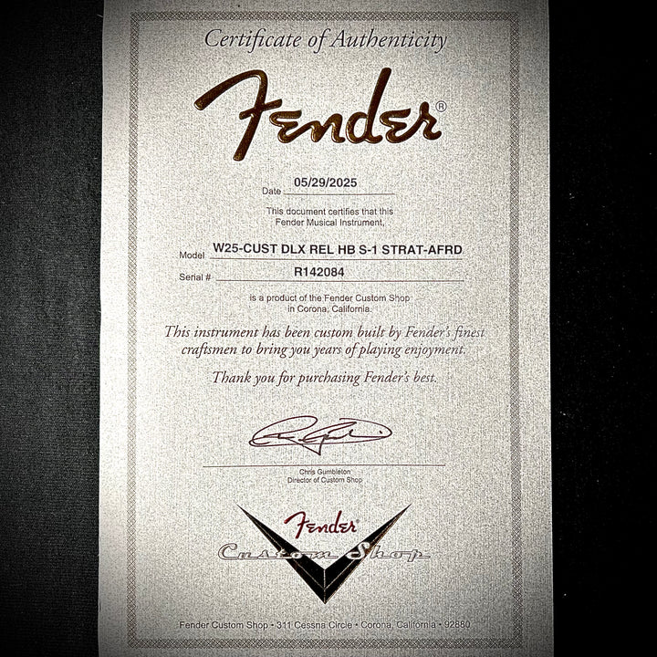 Fender Custom Deluxe Relic HB S-1 Stratocaster