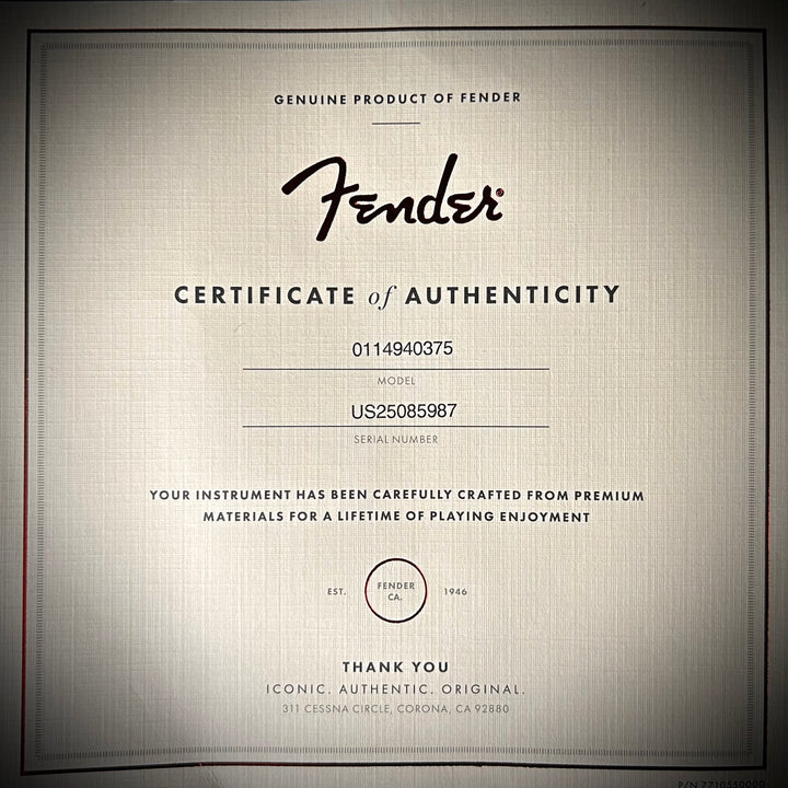 Fender American Professional Classic Stratocaster