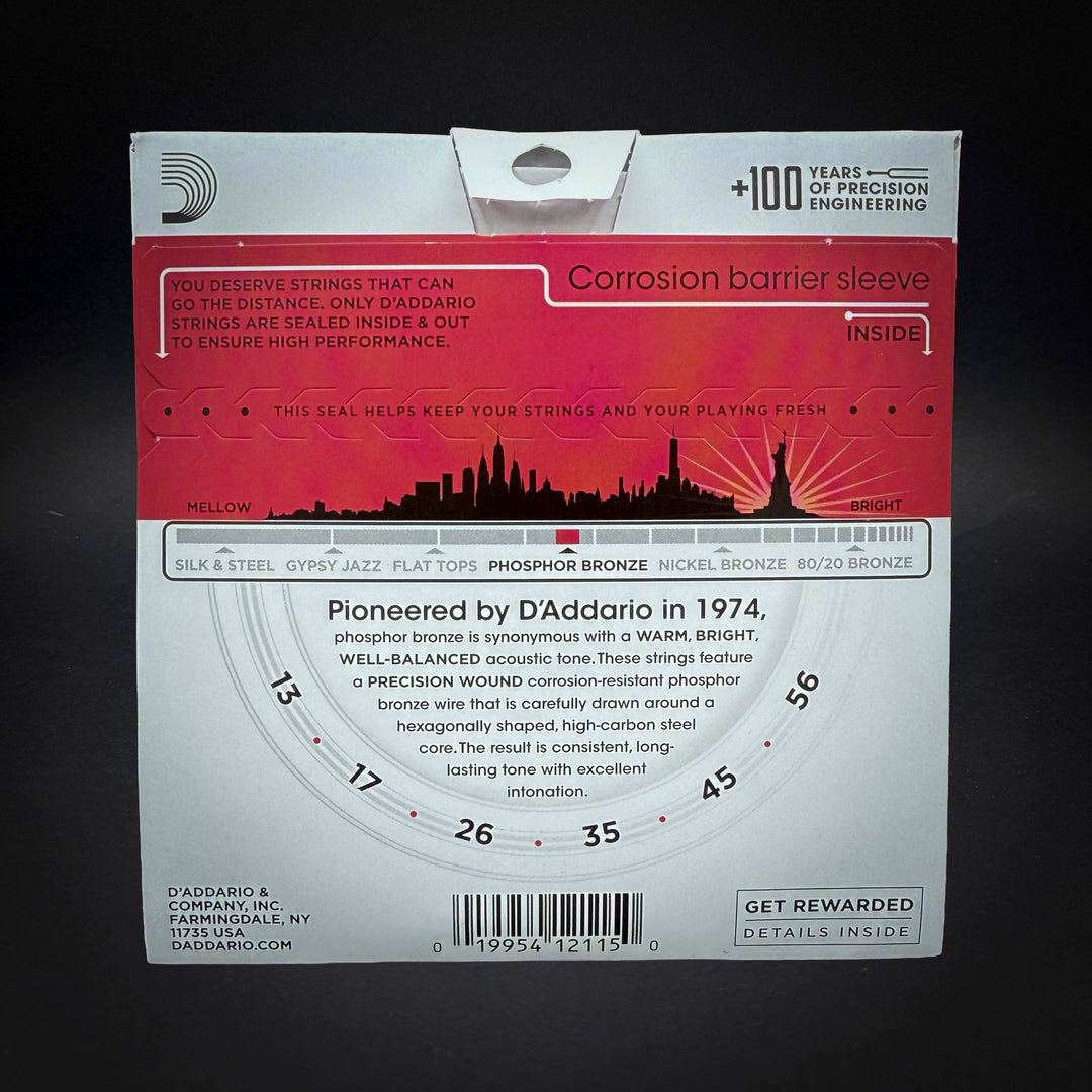 D'Addario EJ17 Medium Guage 13-56