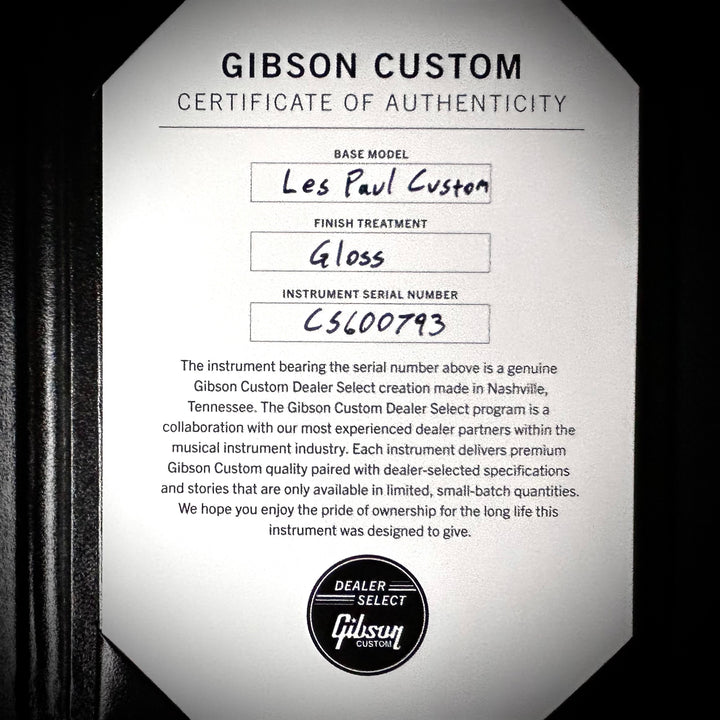 Gibson "MV" Les Paul Custom | Hand-Picked Top