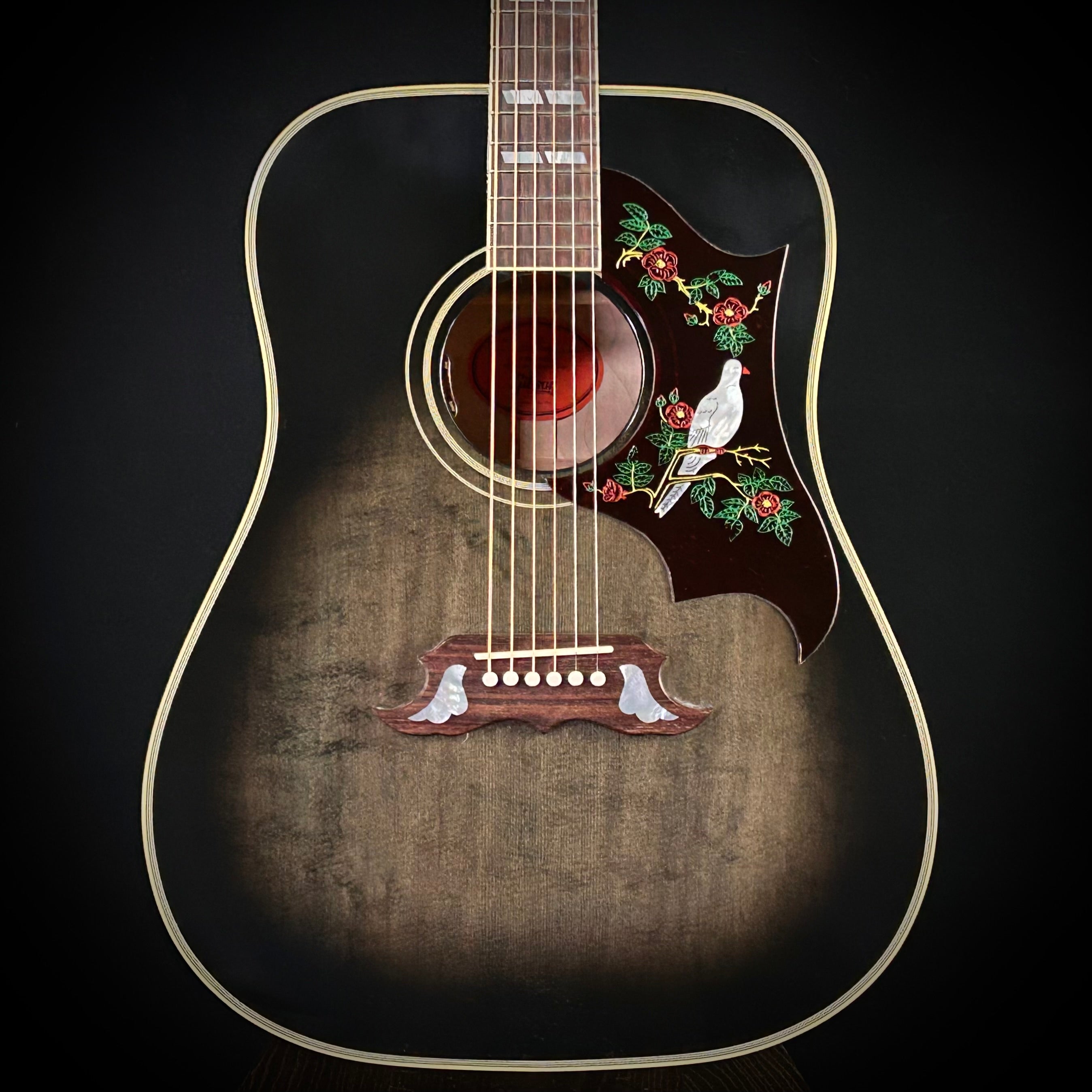 Gibson MV Custom Dove - Trans Black – Music Villa MT