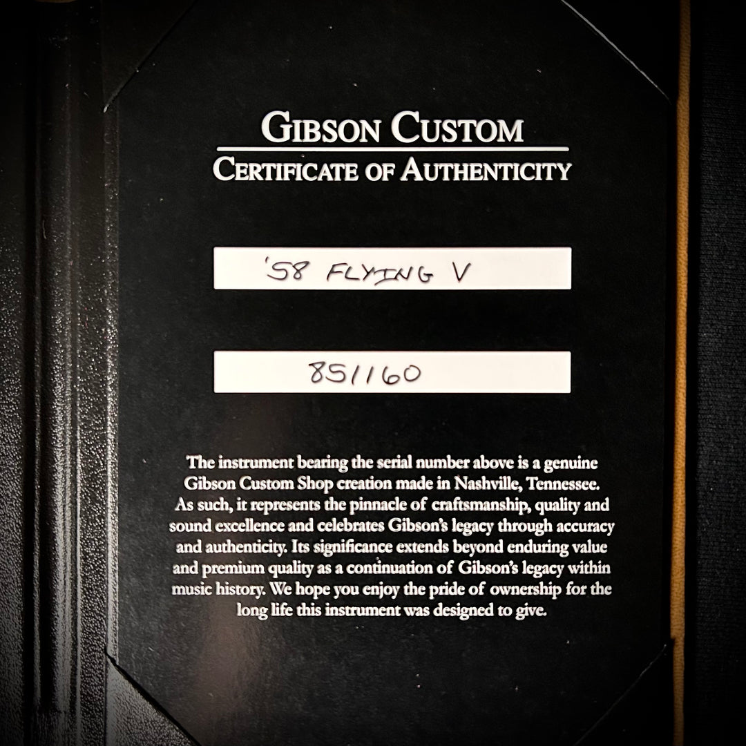 Gibson Custom Shop 1958 Mahogany Flying V Reissue VOS