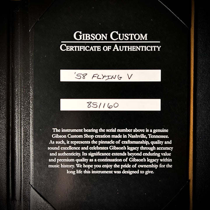 Gibson Custom Shop 1958 Mahogany Flying V Reissue VOS