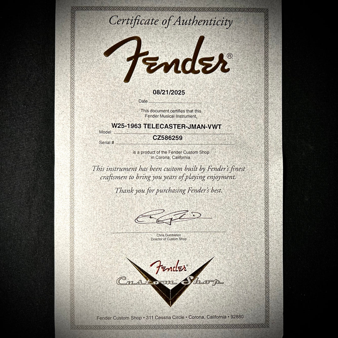 Fender Custom Shop '63 Telecaster Journeyman Relic