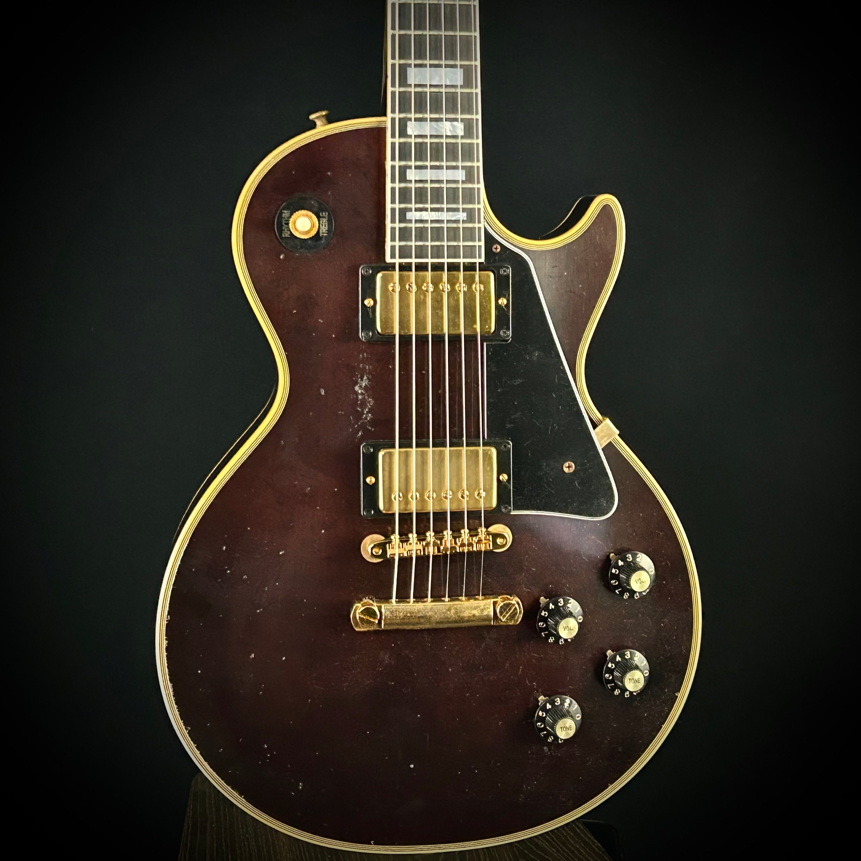ギター Gibson Murphy Lab 1968 Les Paul Custom Gibson Custom 1968 Les Paul Custom | Murphy Lab Light Aged – Music