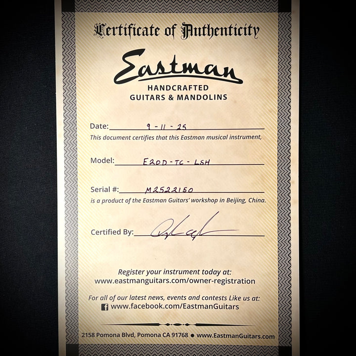 Eastman E20D Thermo Cured - Large Sound Hole