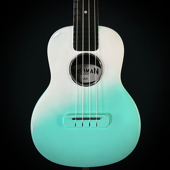 Bushman Carbon Fiber Ukulele w/Pu - Seafoam Green