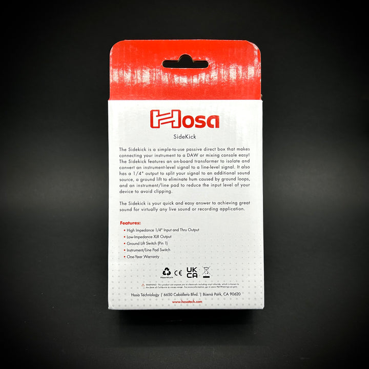 Hosa SideKick Direct Box