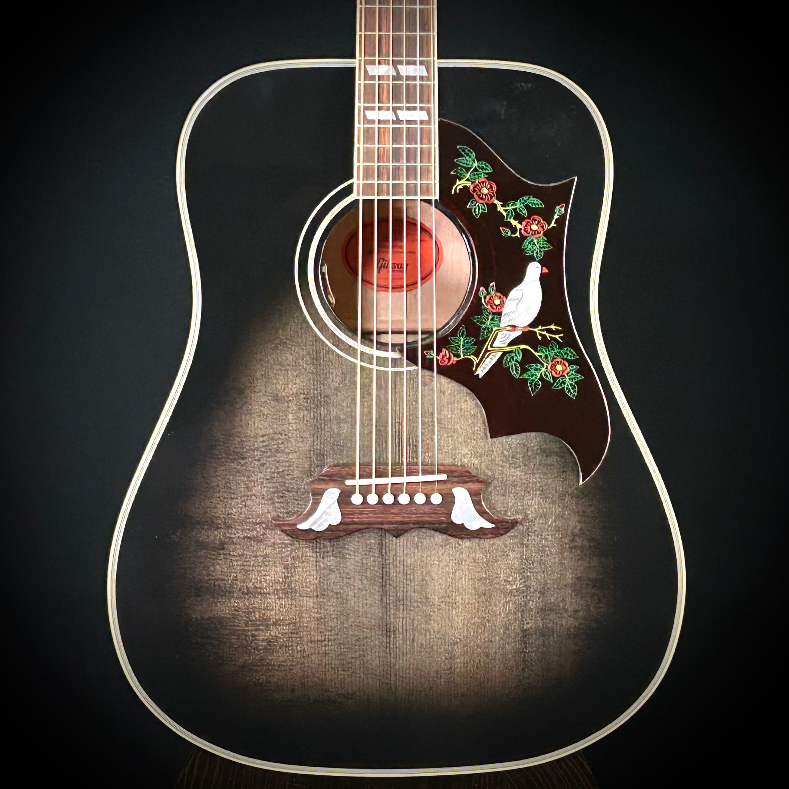 Gibson MV Custom Dove - Trans Black – Music Villa MT