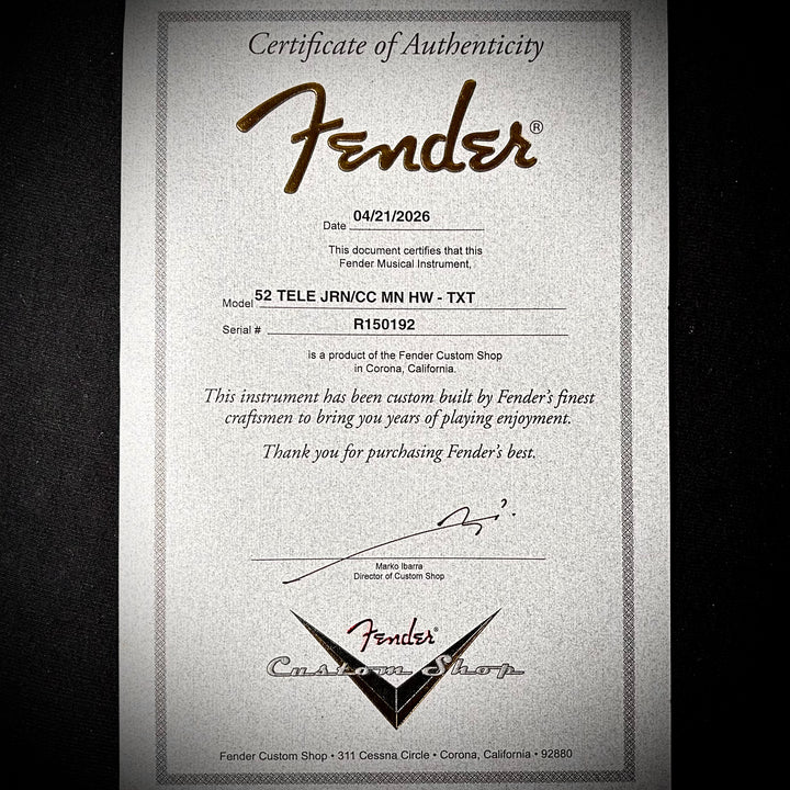 Fender Custom Shop ‘52 Telecaster Journeyman Relic