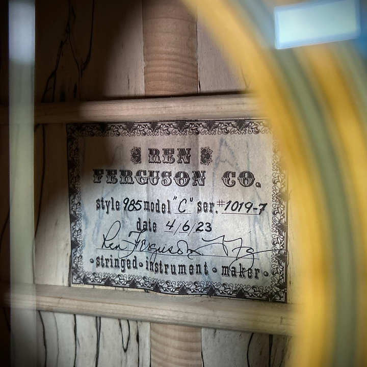 Ferguson Guitar Co Jumbo - Spalted Maple "Smoke & Mirrors" (Consignment)