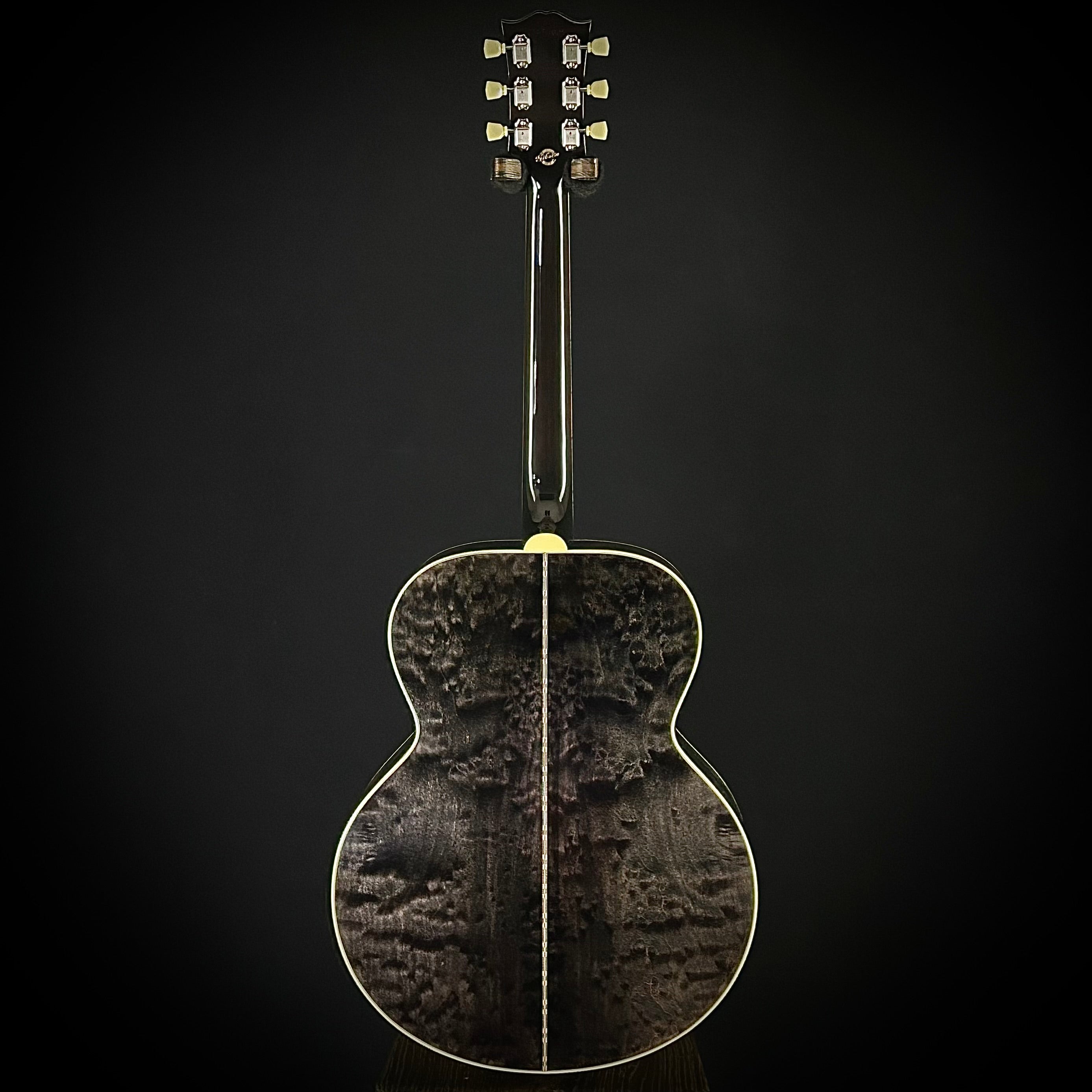 Gibson MV Custom SJ-200 Quilted Maple - Trans Black – Music Villa MT