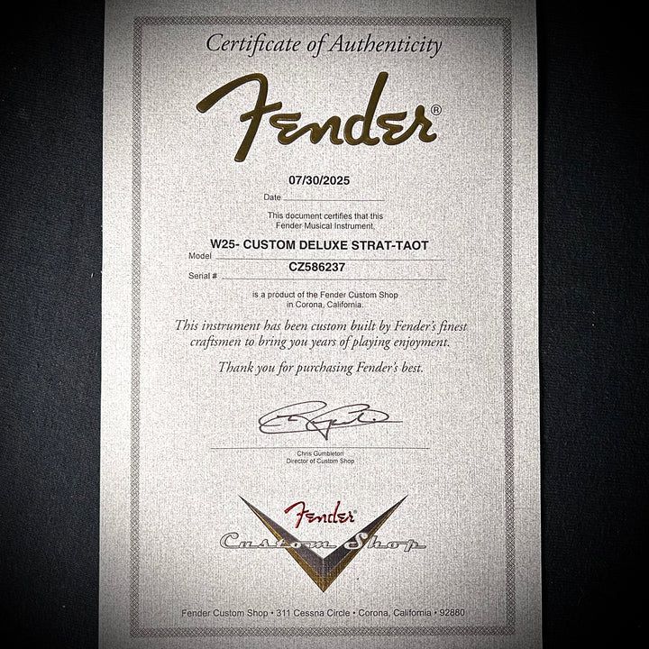 Fender Custom Shop Deluxe Stratocaster NOS