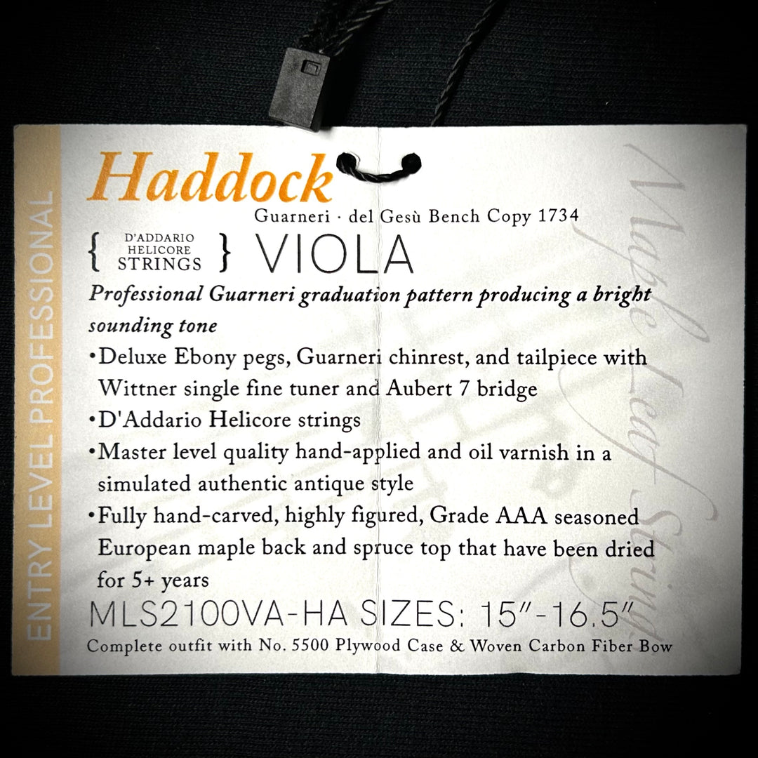 Maple Leaf Haddock 15” Viola