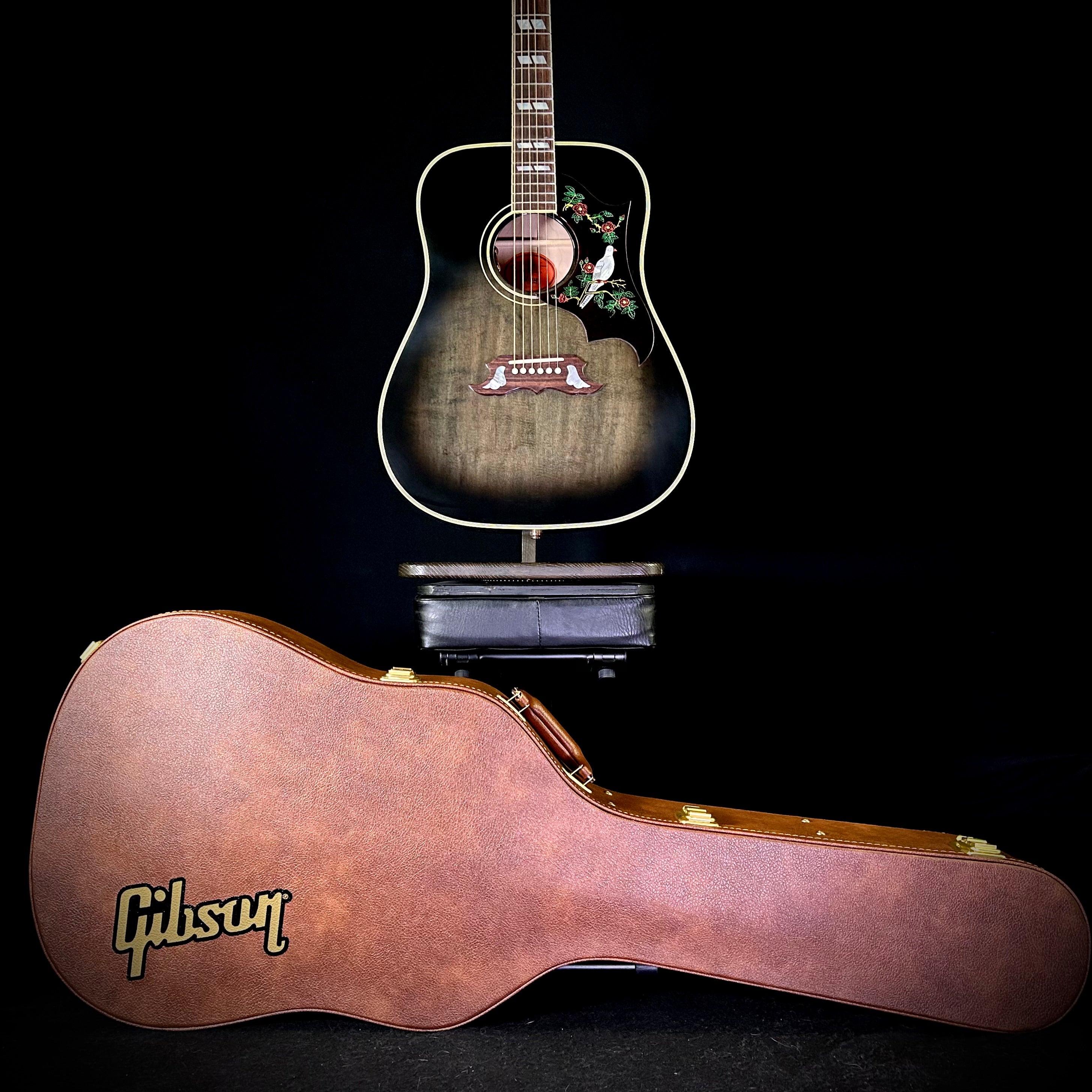 Gibson MV Custom Dove - Trans Black – Music Villa MT