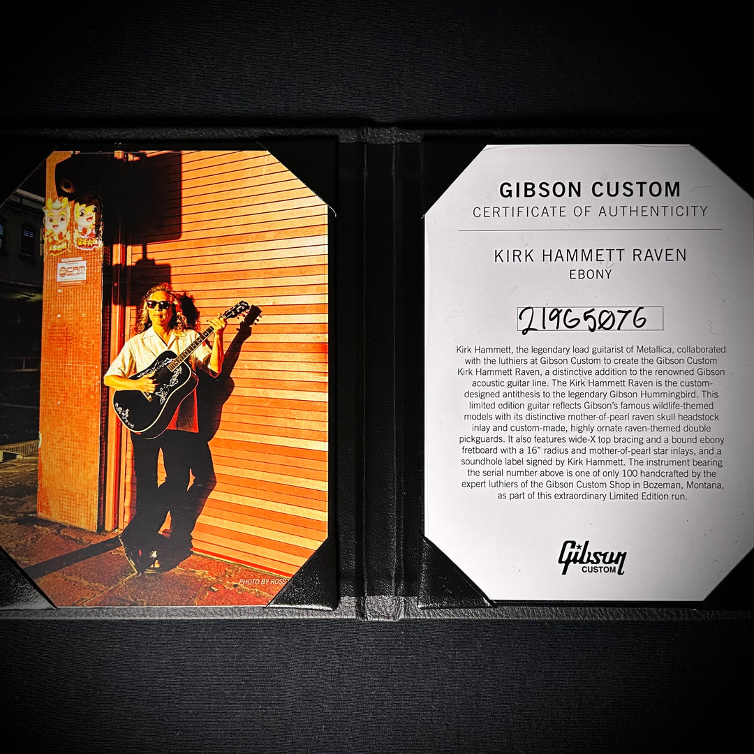 Gibson Kirk Hammet Raven - Ebony