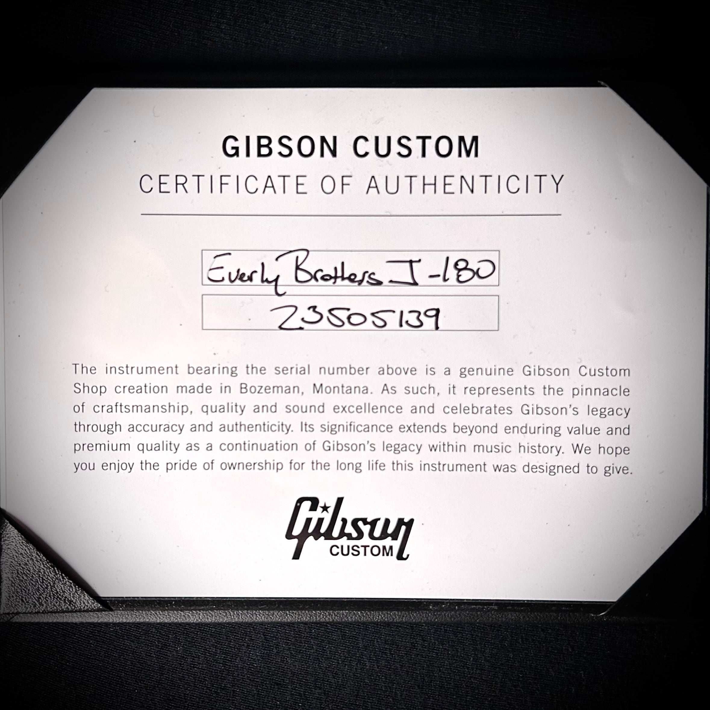 Gibson Everly Brothers J-180 - Cherry – Music Villa MT