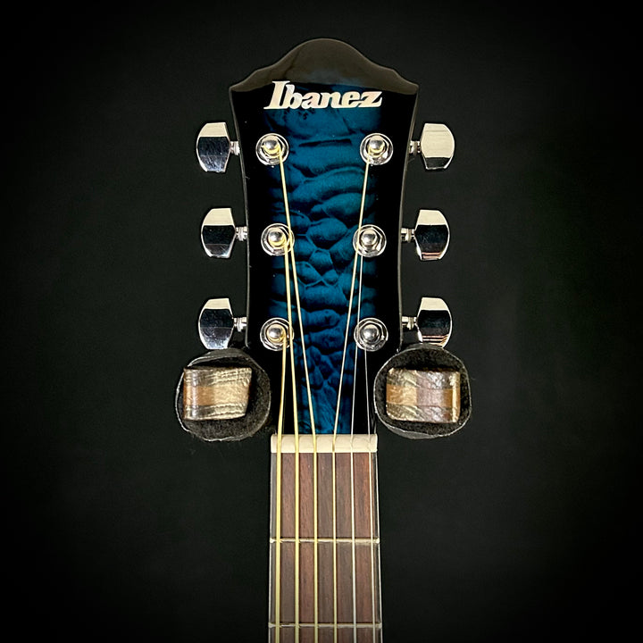 Ibanez AEWC16QA - Trans Blue Burst