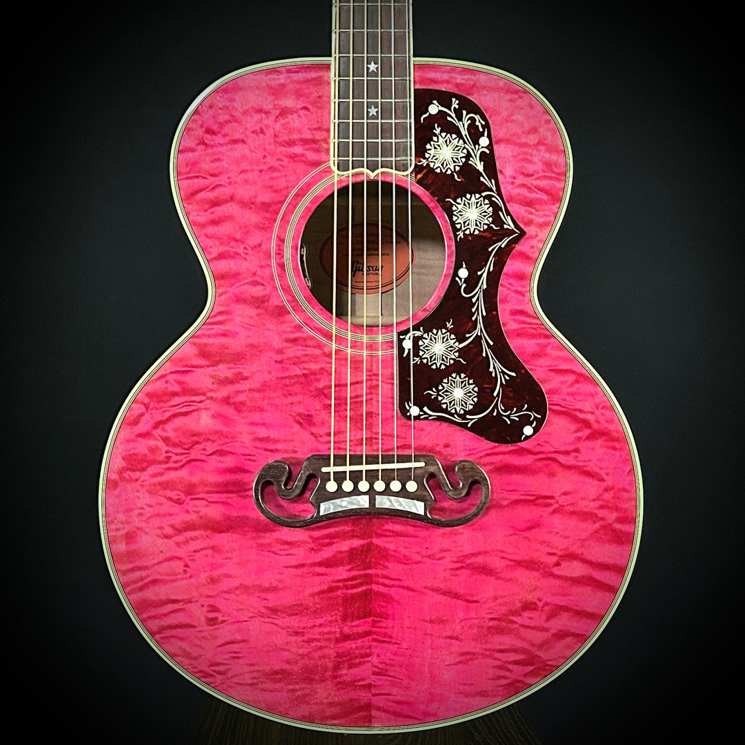Gibson MV Custom Parlor SJ-200 - Trans Pink
