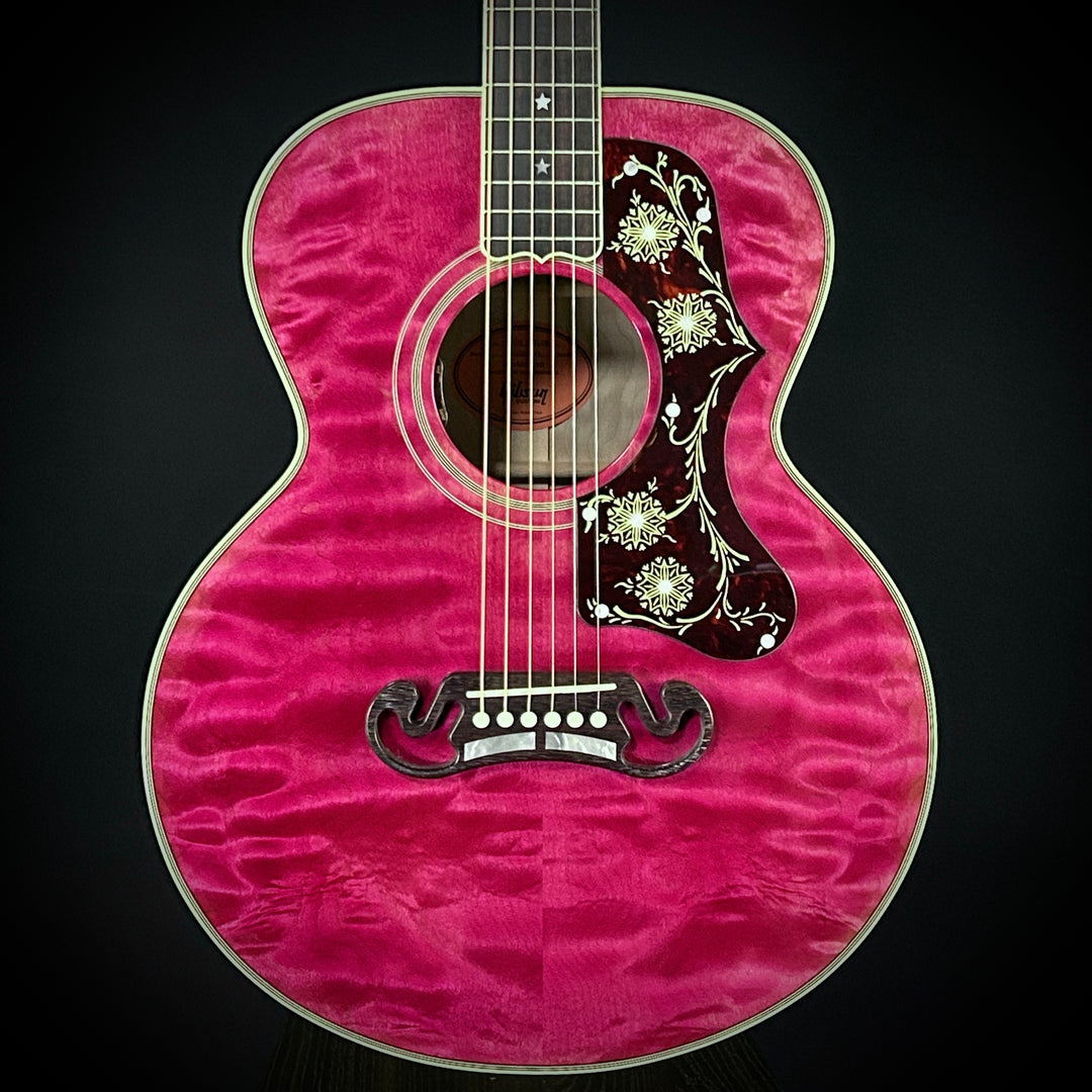 Gibson MV Custom Parlor SJ-200 - Trans Pink