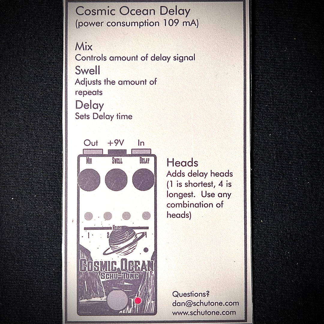 Schu-Tone Cosmic Ocean Multi-Head Delay